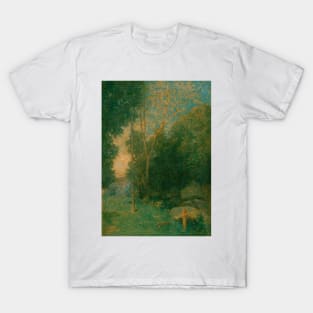 Pan and the Wolf by Julian Alden Weir T-Shirt